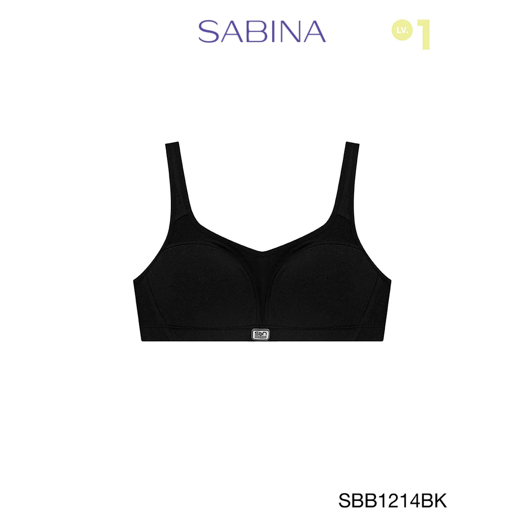 Áo ngực Sabina Snn Sport Cấp 1 Không dây Mã SBB1214BK-Đen