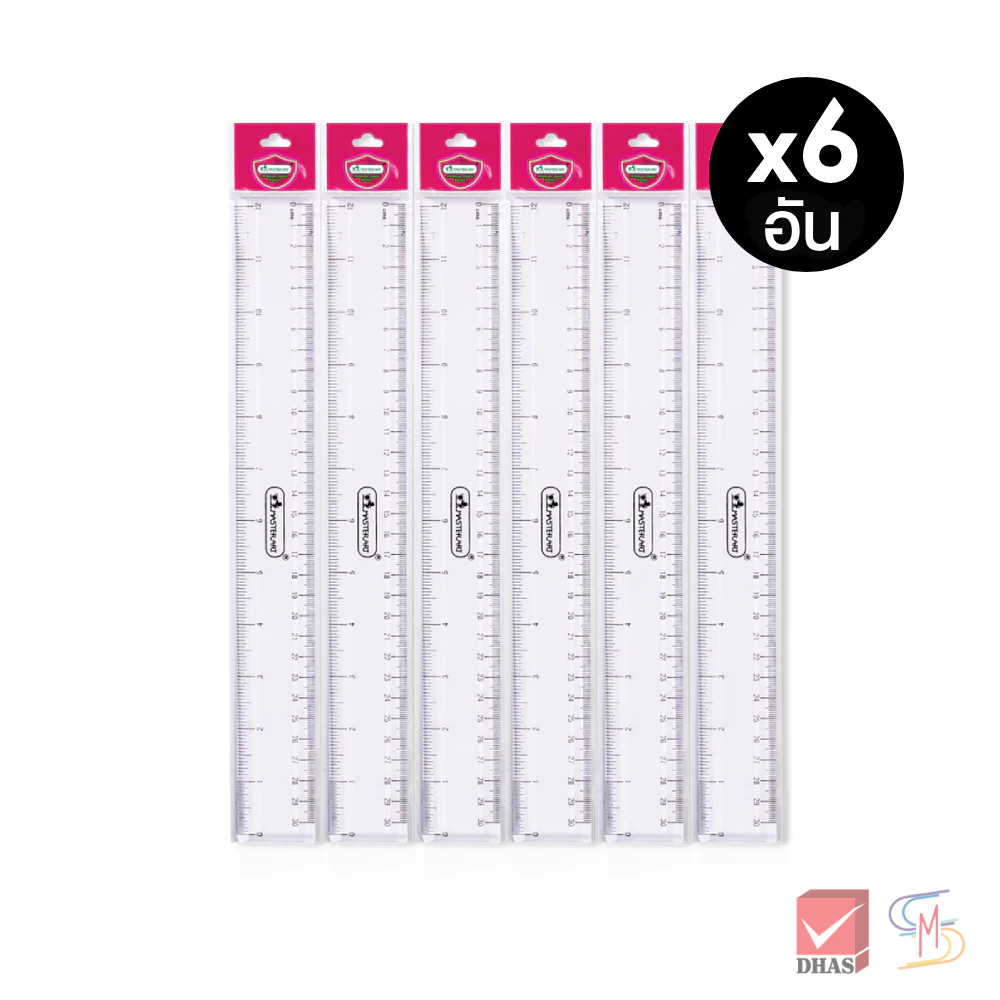 (Gói) Thước Master Art 12 Inch MR12 6 Miếng Và 12