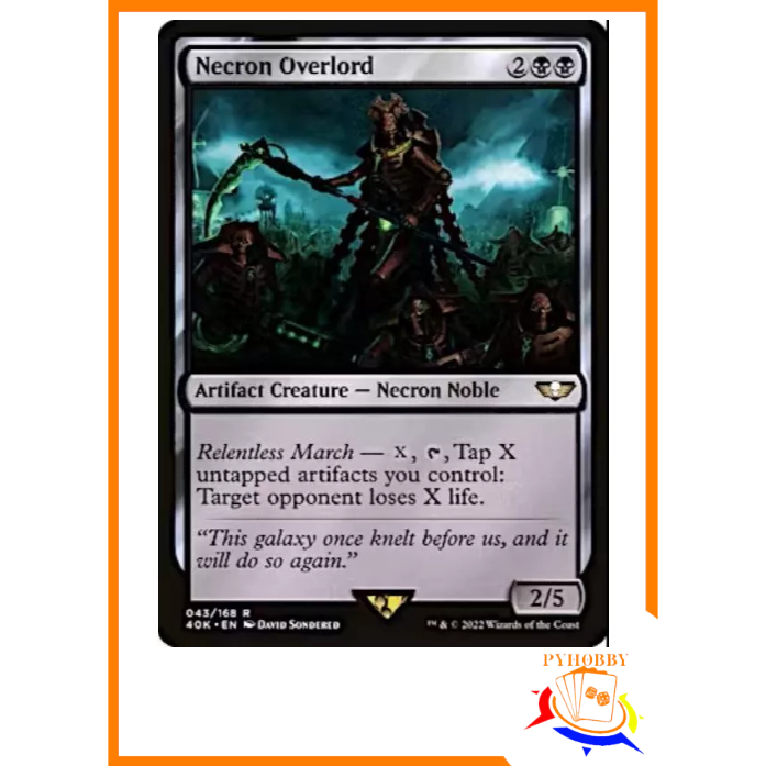 [MTG] Universes Beyond: Warhammer 40.000: Necron Overlord