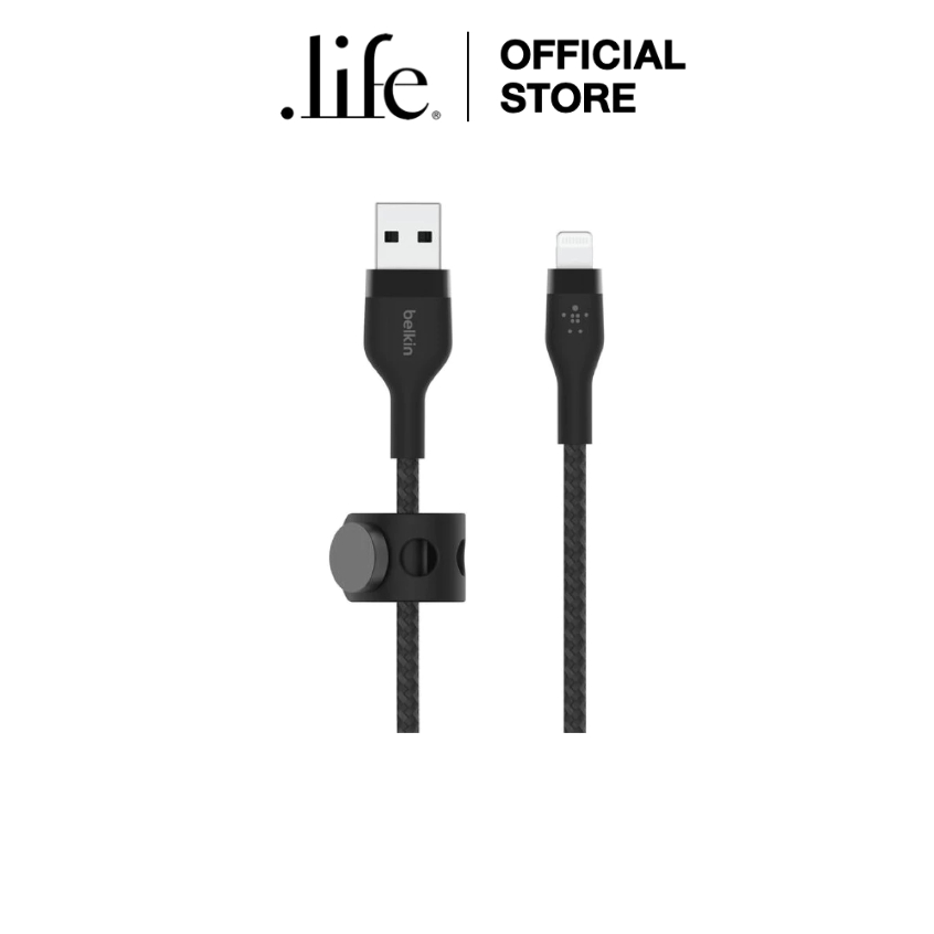 Cáp sạc BELKIN BoostCharge Pro Flex Lightning sang USB dài 1 mét | Bởi Dotlife