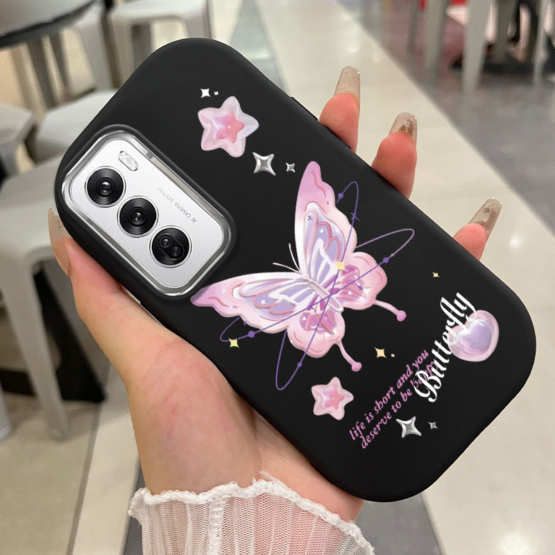 Ốp Lưng Cho OPPO Reno 12 5G 12F 4G 12F 5G Điện Thoại Bướm Chống Sốc