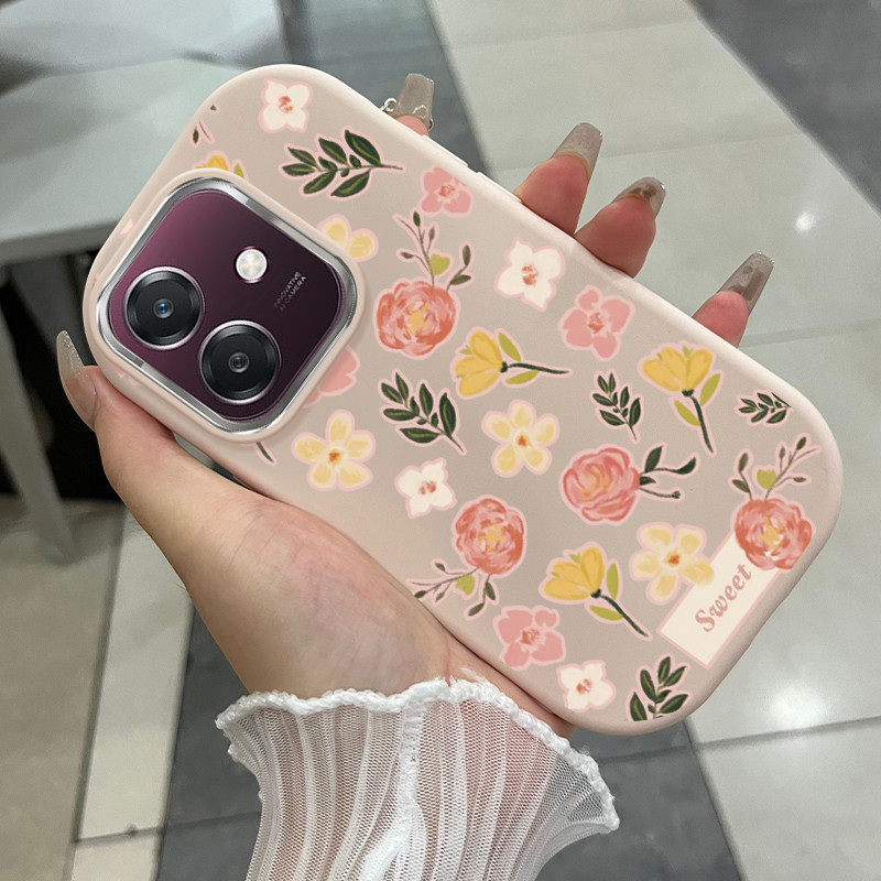 Ốp Lưng Cho OPPO A3 2024 A3 5G A3X 4G A3X 5G A3 Pro 5G Dâu Hoa Chống Sốc Điện Thoại
