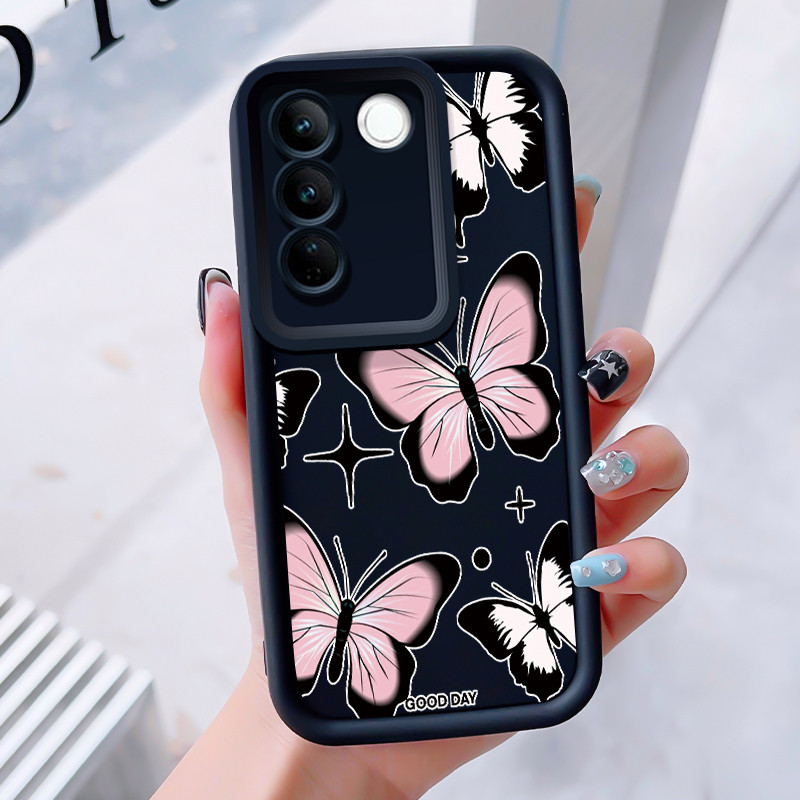 Ốp Lưng Cho VIVO V27 5G V27 Pro 5G S16 5G S16 5G Chống Sốc Bướm Điện Thoại