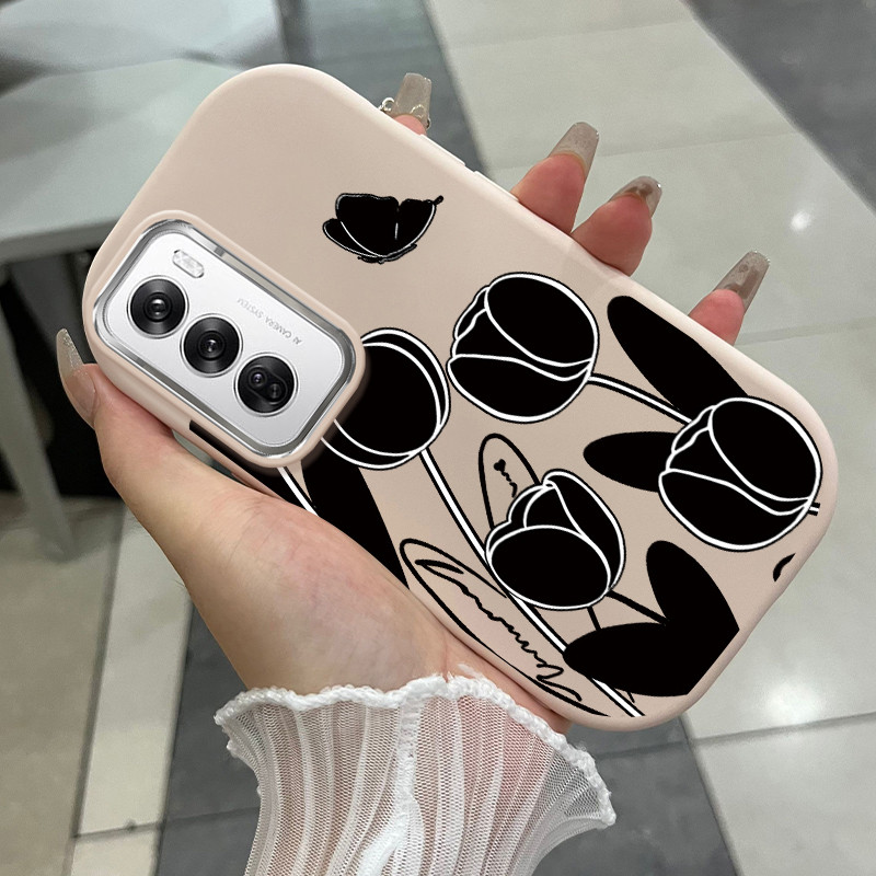 Ốp Lưng Cho OPPO Reno 12 5G 12F 4G 12F 5G Điện Thoại Tulip Chống Sốc