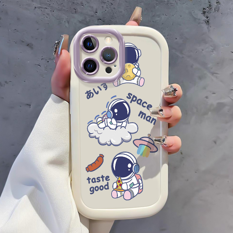 Ốp Lưng Cho iPhone 11 11 Pro 11 Max 12 12 12 13 13 13 Space Man Điện Thoại Chống Sốc