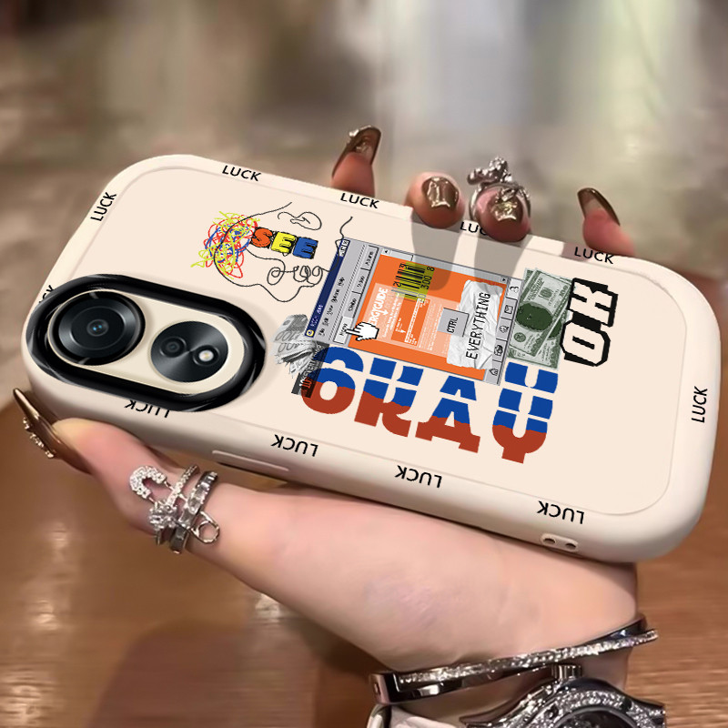 Ốp Lưng Cho OPPO A58 4G A58 5G A58X 5G A78 5G A1X 5G A2X 5G Điện Thoại Xanh Nhất Chống Sốc Chống Rơi