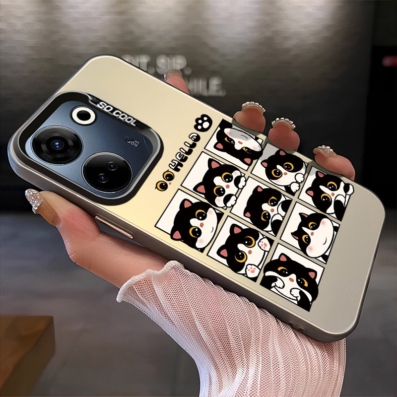 Ốp Lưng Cho Tecno Camon 20 20 Pro Penguin Cat Điện Thoại Vỏ Cứng Chống Sốc