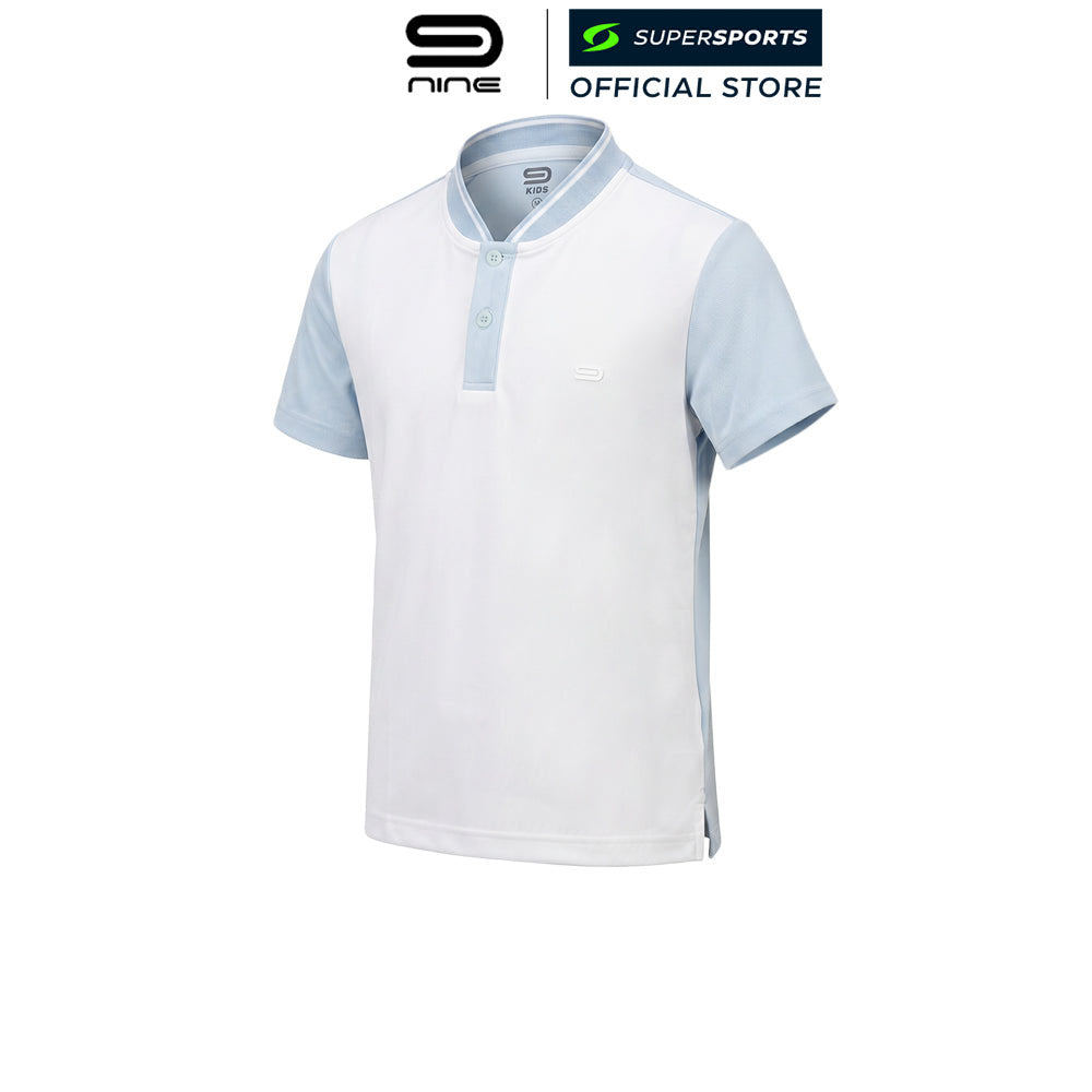 Áo Polo Golf Trẻ Em 9NINE Trắng