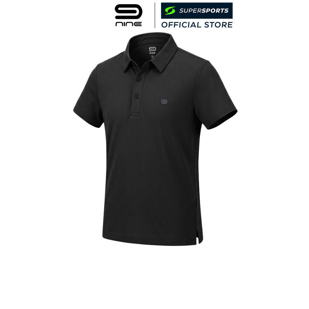 Áo Polo Golf Trẻ Em 9NINE Đen