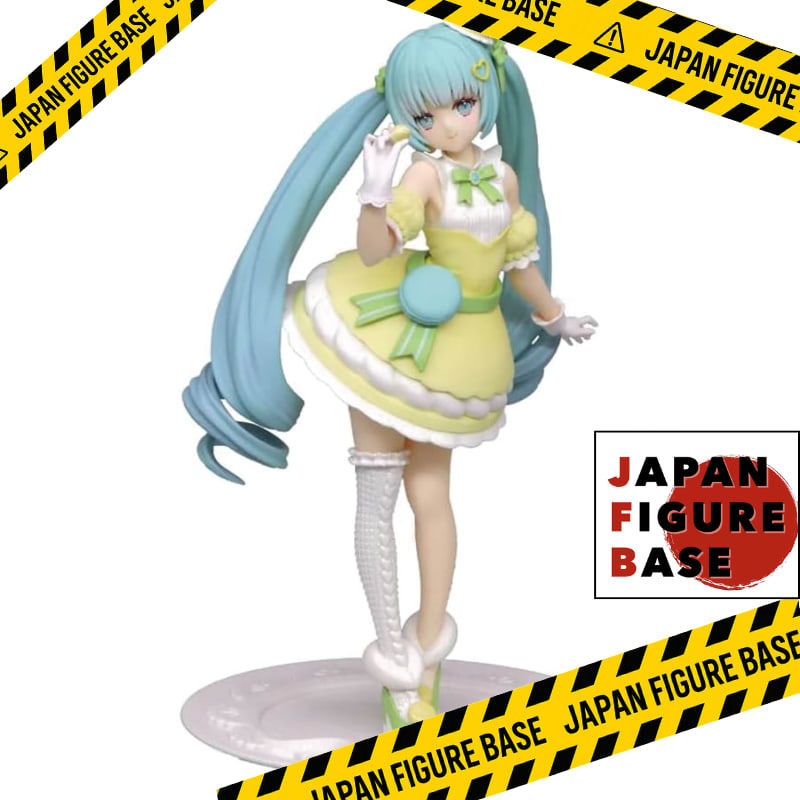 FURYU Corporation - Hatsune Miku Exceed Creative Figure -SweetSweets Series Macaroon Citron Color ve