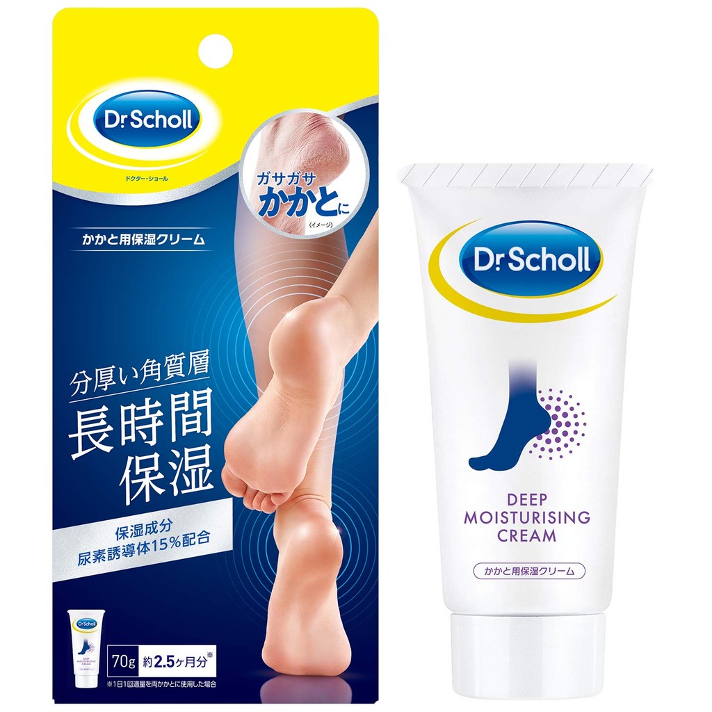 【Direct From Japan】Dr. Scholl's Moisturizing Heel Cream 70g Body Cream