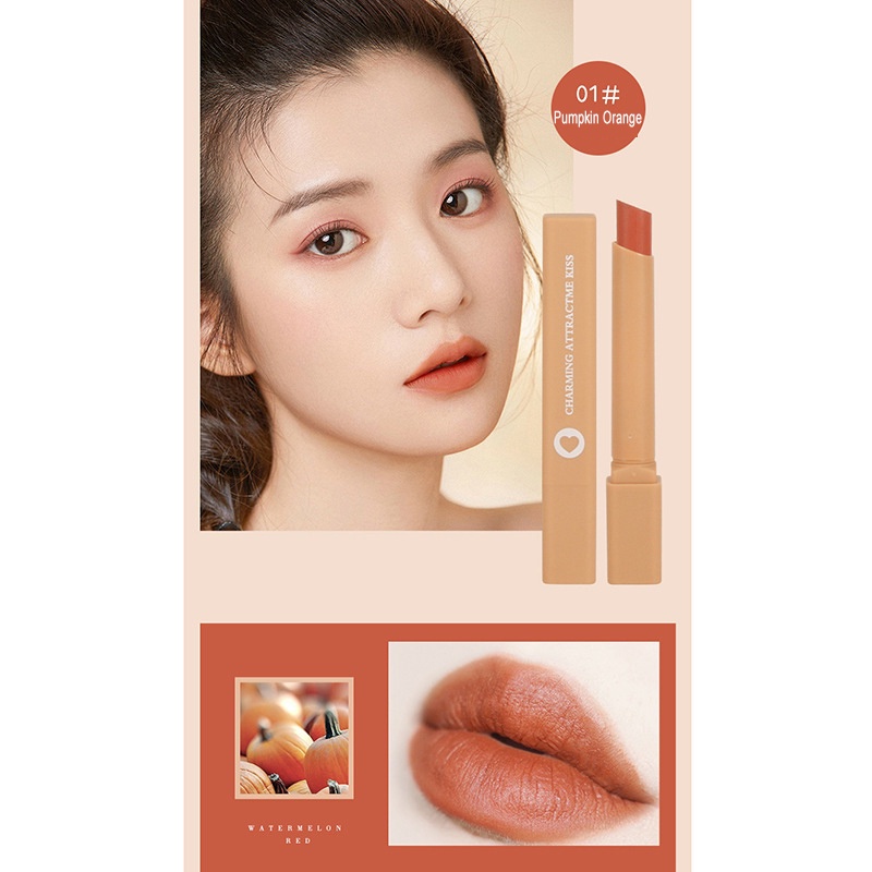 Set 3 son môi HENGFANG chống thấm nước và lâu trôi cao cấp chuyên dụng
