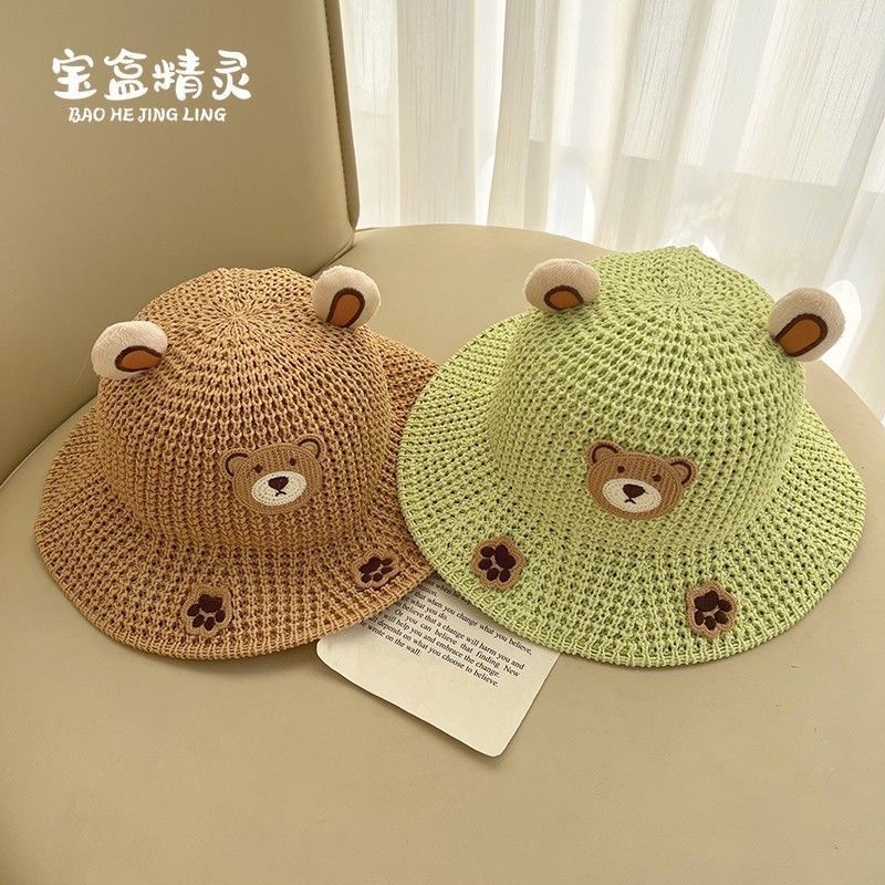 Nón Tai Bèo Đan Cói Chống Nắng Thời Trang 2023 Cho Bé