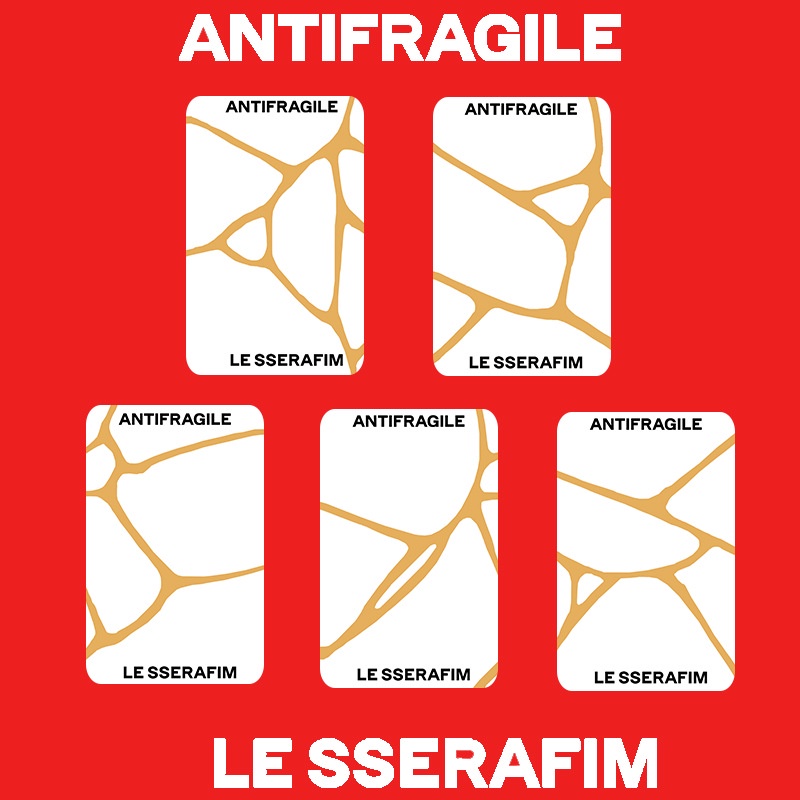 Set 5 Tấm Ảnh Lomo Card Card Phim SAKURA CHAEWON YUNJIN KAZUHA