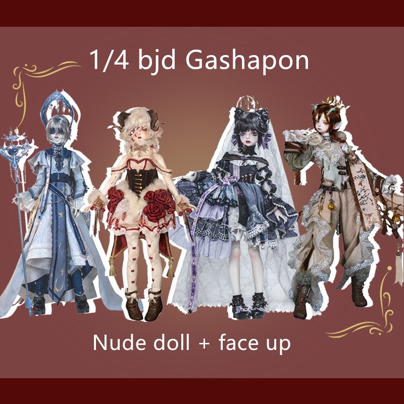 Búp bê búp bê búp bê bjd trứng 1/4 bjd búp bê gacha trứng