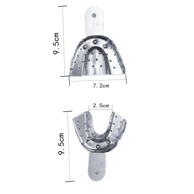 Set 2 Khay Nha Khoa Bằng Hợp Kim Nhôm Cao Cấp