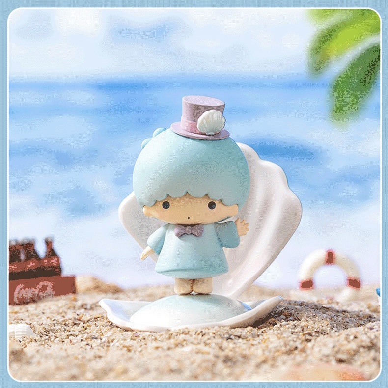 Sanrio Mô Hình Búp Bê Kỳ Nghỉ Biển Xanh Dương Dễ Thương Dùng Làm Quà Tặng Cho Bạn Bè