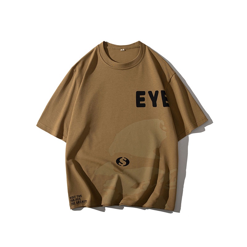 Áo Thun Tay Ngắn Cổ Tròn Dáng Rộng In Họa Tiết Graffiti Thời Trang Mùa Hè Cho Nam