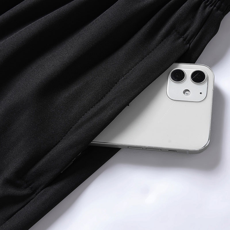 Quần Short Dáng Rộng Chất Liệu Lụa Lạnh Thời Trang Mùa Hè Cho Nam Giới