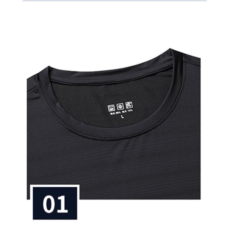 Áo Thun Tay Ngắn Dáng Rộng Bằng Lụa Lạnh Nhanh Khô Thời Trang Mùa Hè Hàng Mới Dành Cho Bạn Nam Cỡ L-6XL