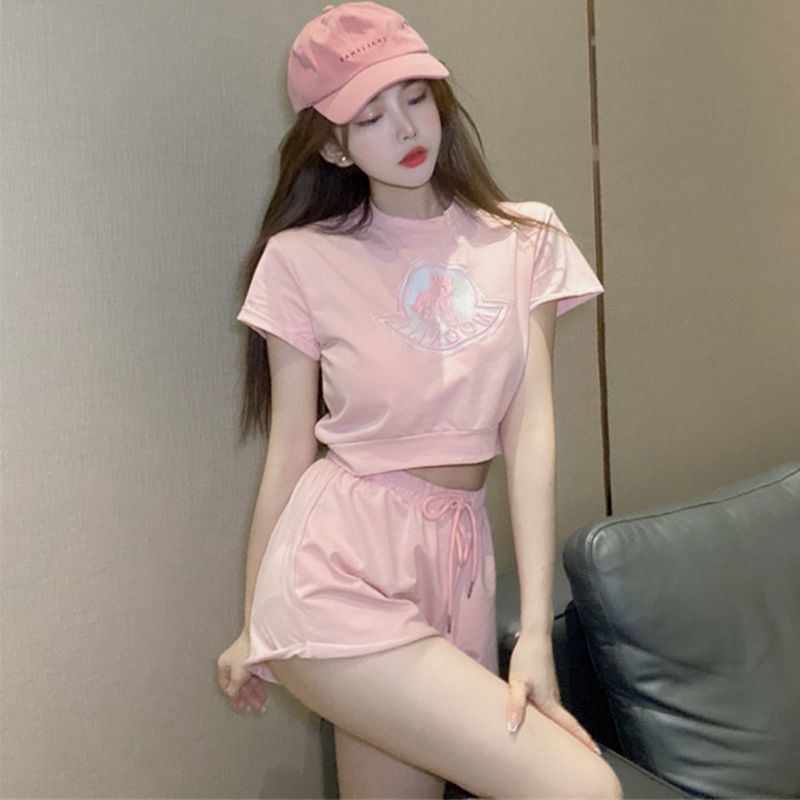 Jiashucheng Bộ Đồ Thể Thao Hai Mảnh Thời Trang Hàn Quốc Cho Nữ