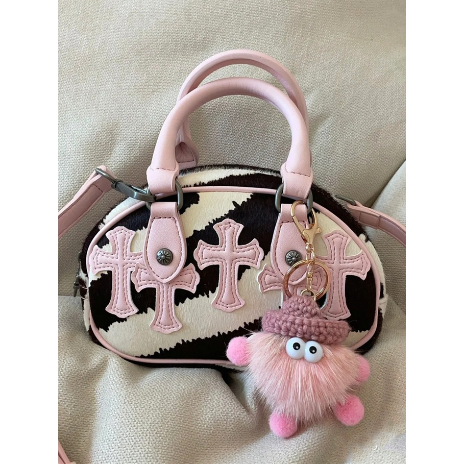Túi Xách Nữ Đeo Chéo Đi Chơi Dễ Thương Cute Đa Năng Kèm Móc Khóa