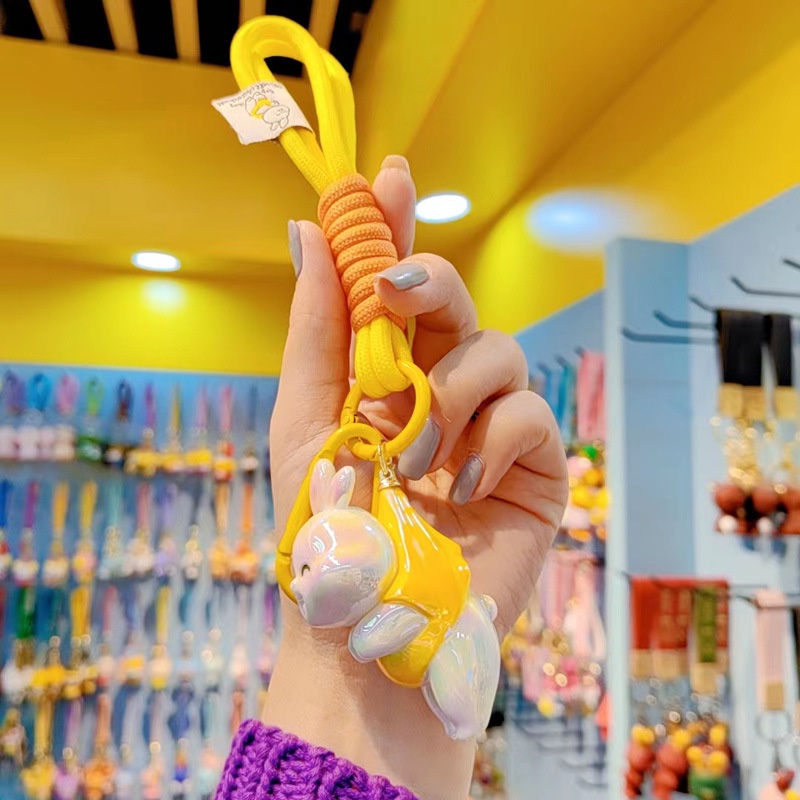 Móc Khóa Thỏ Kailin Mạ Điện Nhiều Màu Sắc Dễ Thương