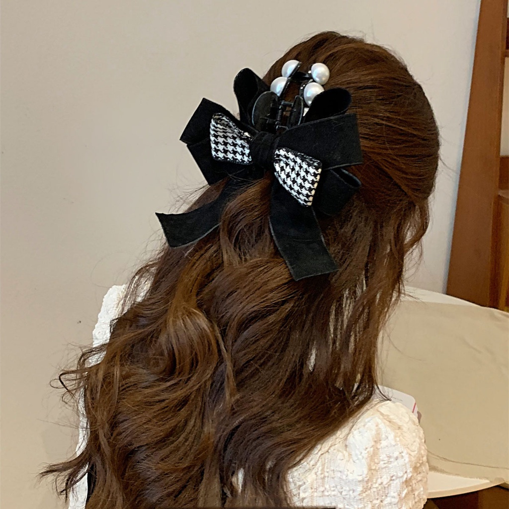 Kẹp Tóc Hình Nơ Lớn Phong Cách Hàn Quốc 2023 Mới Chất Lượng Cao