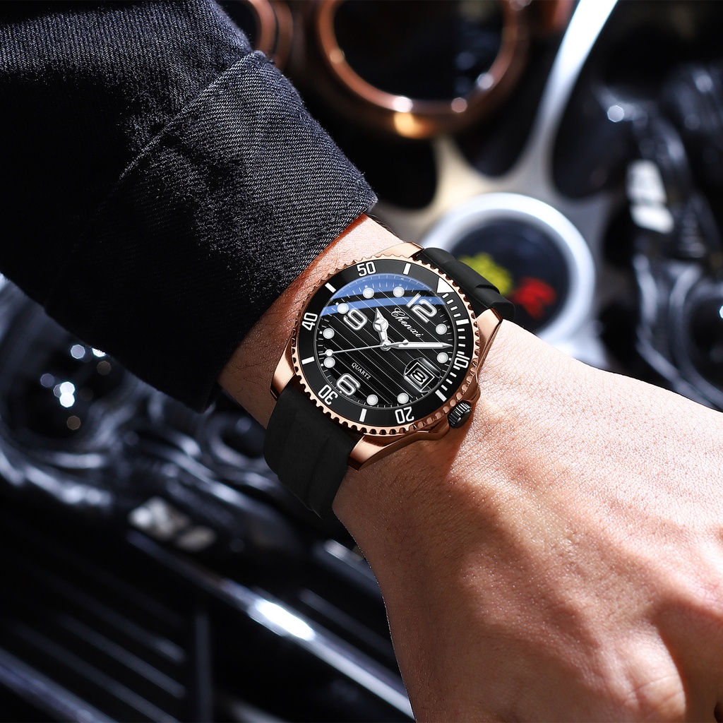 Đồng Hồ Đeo Tay Chexi Chống Thấm Nước Kiểu Dáng Đơn Giản Sang Trọng Dành Cho Nam