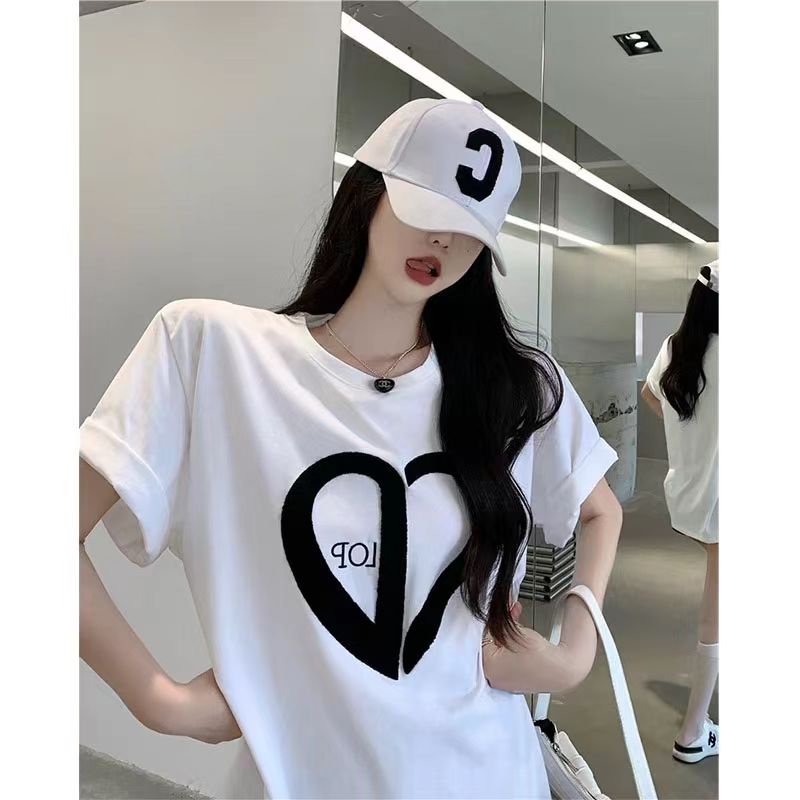 Áo Thun Tay Ngắn Dáng Rộng Plus Size