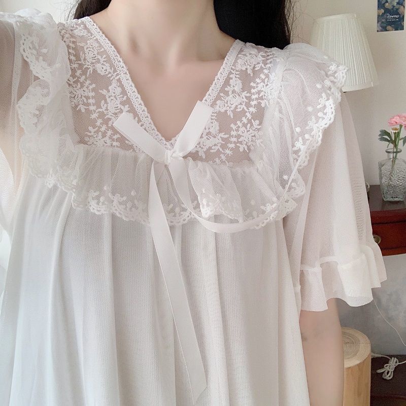 Hàng Mới Về Đầm Ngủ Dáng Suông Mùa Hè 23 Influencer Phong Cách Công Chúa Ngọt Ngào Siêu Mát Mẻ Mặc Ngoài Trời Thời Trang Mùa Hè Mới Cho Nữ