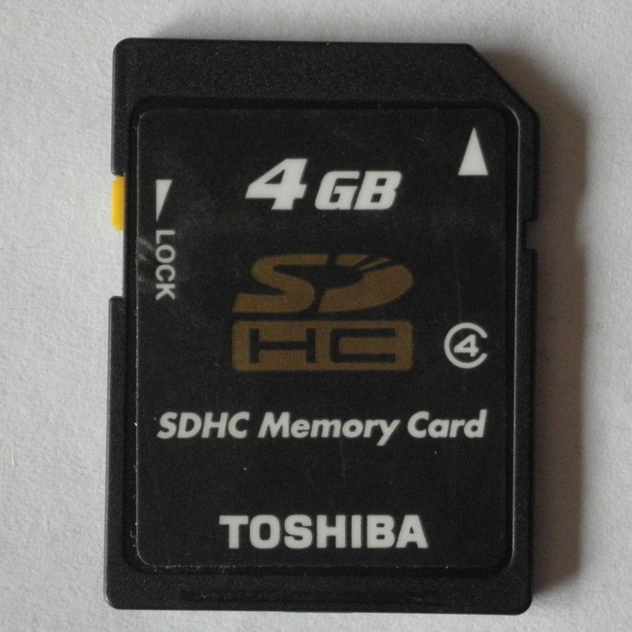 Thẻ Nhớ TOSHIBA 4GB SDHC class 4