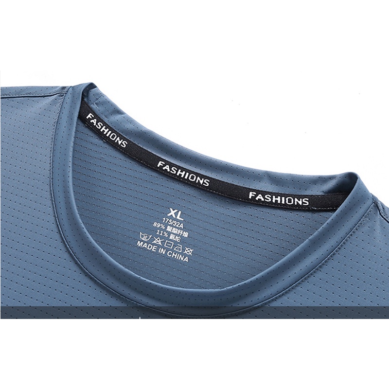 Áo Thun Thể Thao Tay Ngắn Dáng Rộng Thoáng Khí Nhanh Khô Thời Trang Mùa Hè Cho Nam