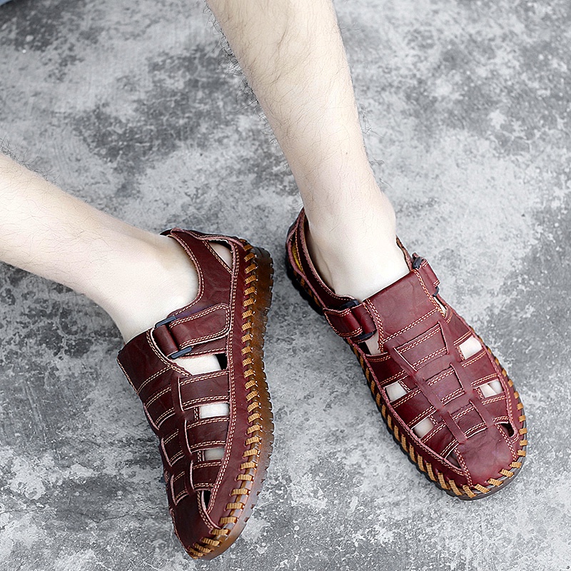 Giày Sandal Da Lộn Thời Trang Nam