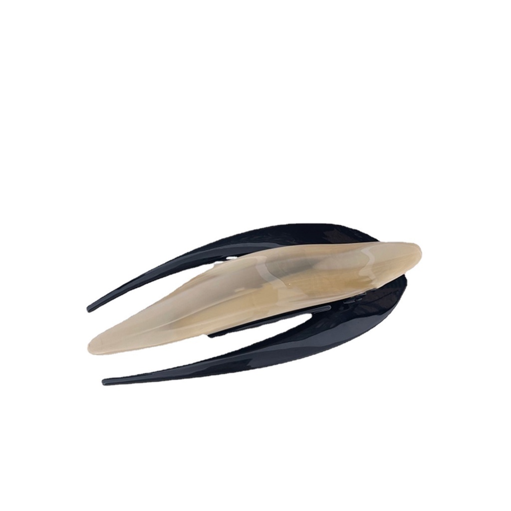 Kẹp Tóc Đuôi Ngựa Cỡ Lớn Màu Trơn Phong Cách Hàn Quốc Đơn Giản