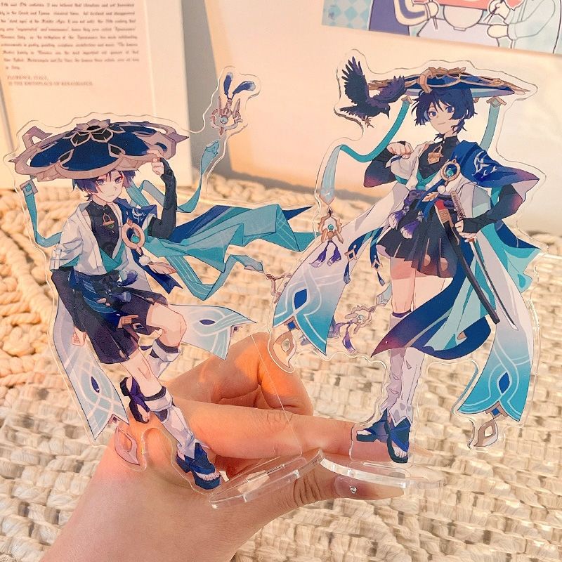 Genshin Impact Scaramouche Acrylic Stand Wonderer Xung quanh đất nước sụp đổ Trang trí Quà tặng HJ27