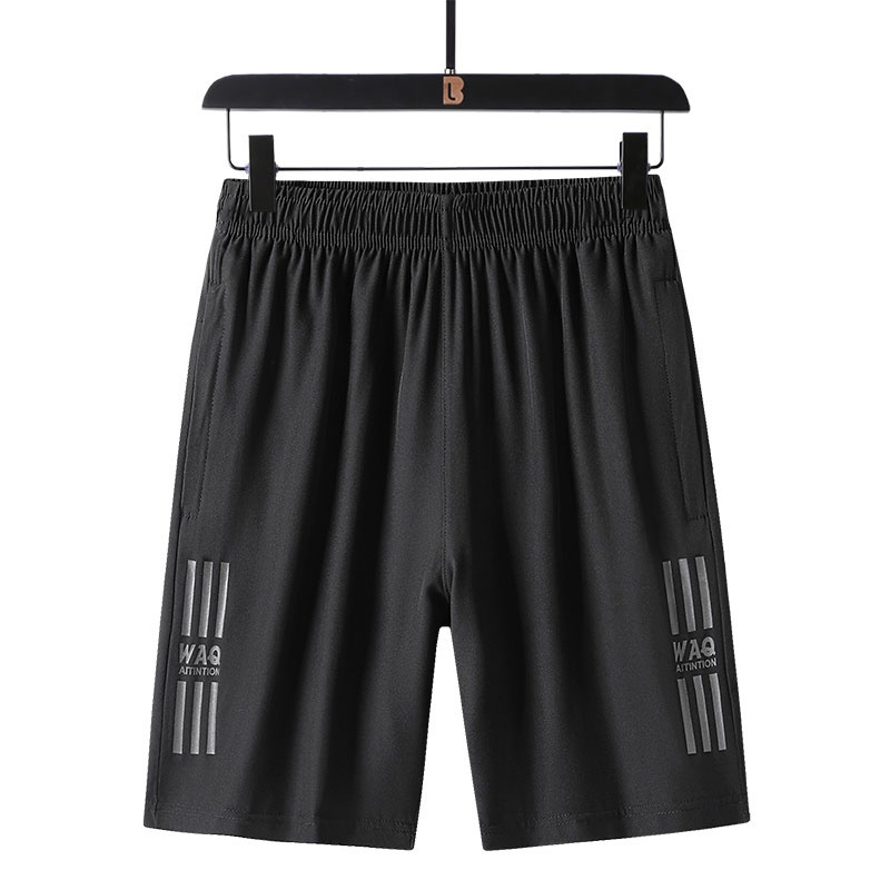 Quần Short Dáng Rộng Chất Liệu Lụa Lạnh Thời Trang Mùa Hè Cho Nam Giới