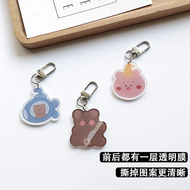 Vỏ Bọc Hộp Sạc Tai Nghe airpods Hình Gấu Hoạt Hình Phong Cách Hàn Quốc Dễ Thương