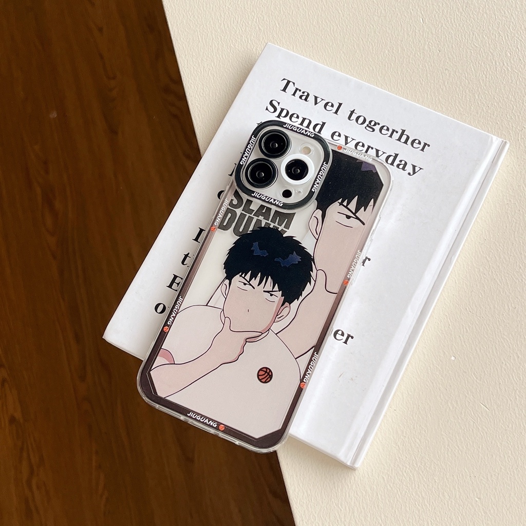 Ốp Điện Thoại TPU Silicon Mềm Trong Suốt Chống Sốc In Hình Nhân Vật Hanamichi Sakuragi Cho iPhone 14 13 12 11 PRO XS XR Max 7 8 Plus