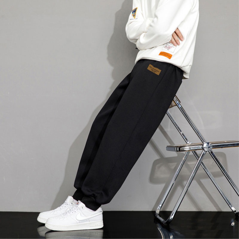 Quần Dài Thể Thao Màu Sắc Đơn Giản Phối Dây Rút Thời Trang Cho Nam
