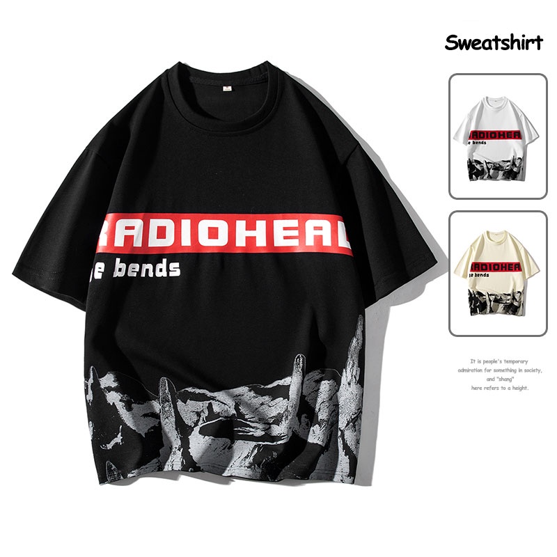 Áo Thun Ngắn Tay Dáng Rộng Trẻ Trung Thời Trang Mùa Hè Cho Nam