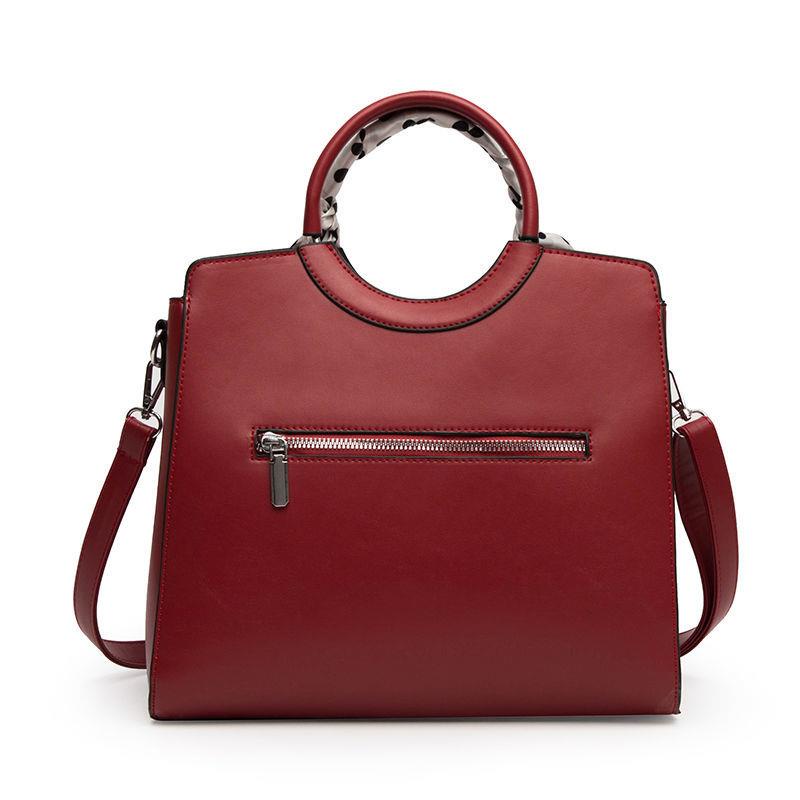 Túi Boutique Bé Gái Bộ Ba Mảnh Thu Đông 2023 Phù Hợp Với Da Thật Họa Tiết Cá Sấu Da Bò Mẹ Trung Niên Co