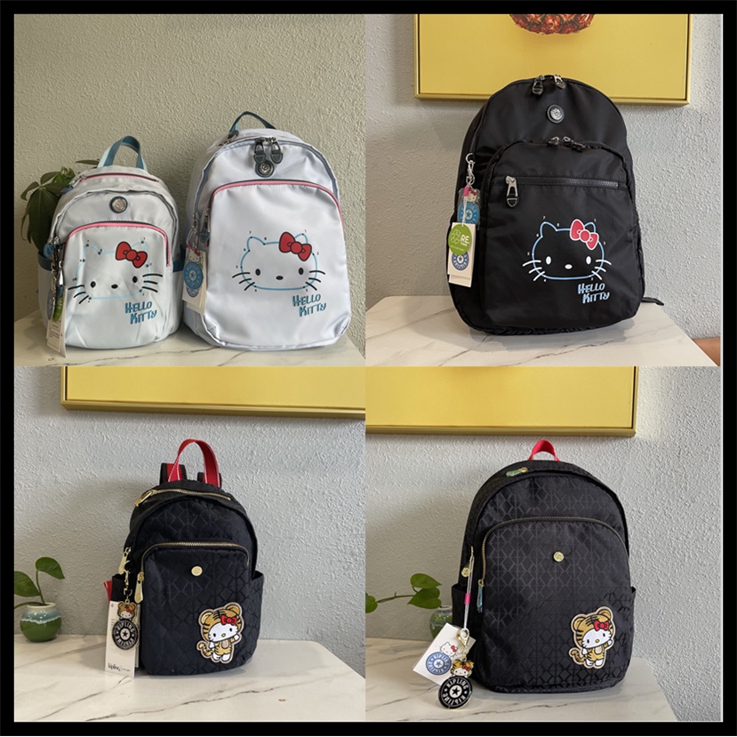 Kipling Ba Lô Đi Học Mẫu Nhỏ / Vừa / Lớn Hình hello kitty Phiên Bản Giới Hạn 6666
