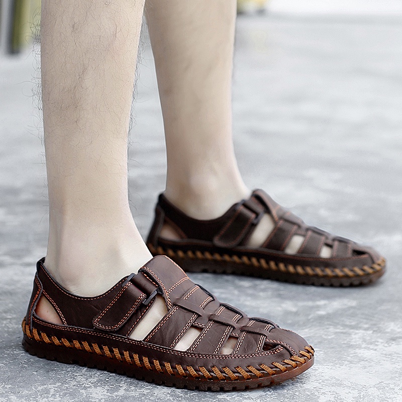 Giày Sandal Da Lộn Thời Trang Nam