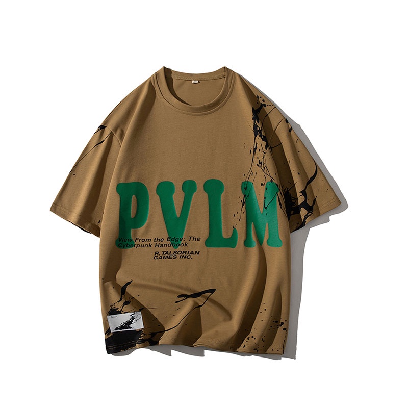 Áo Thun Tay Ngắn Dáng Rộng In Họa Tiết Đơn Giản Thời Trang Mùa Hè Cho Nam