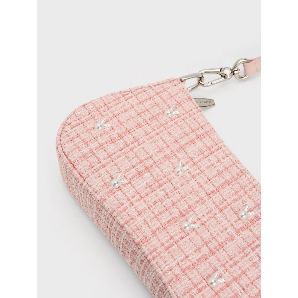 Túi kẹp nách đeo chéo cnk mẫu mới nhất năm 2023 chất dạ tweed cao cấp kèm 2 dây. có sẵn