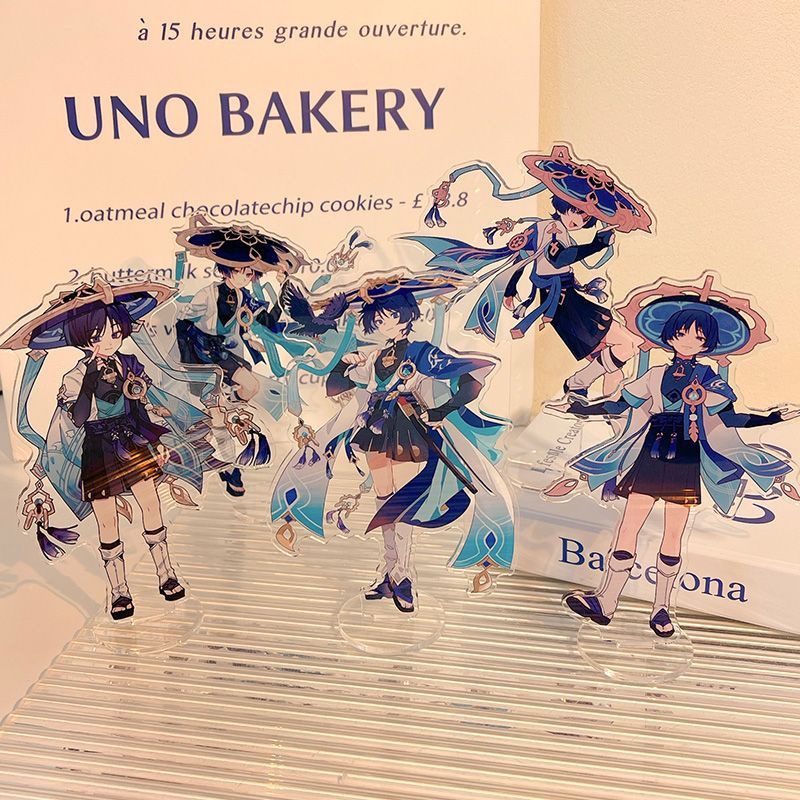 Genshin Impact Scaramouche Acrylic Stand Wonderer Xung quanh đất nước sụp đổ Trang trí Quà tặng HJ27