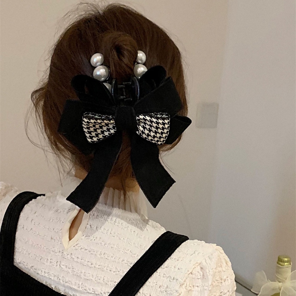 Kẹp Tóc Hình Nơ Lớn Phong Cách Hàn Quốc 2023 Mới Chất Lượng Cao