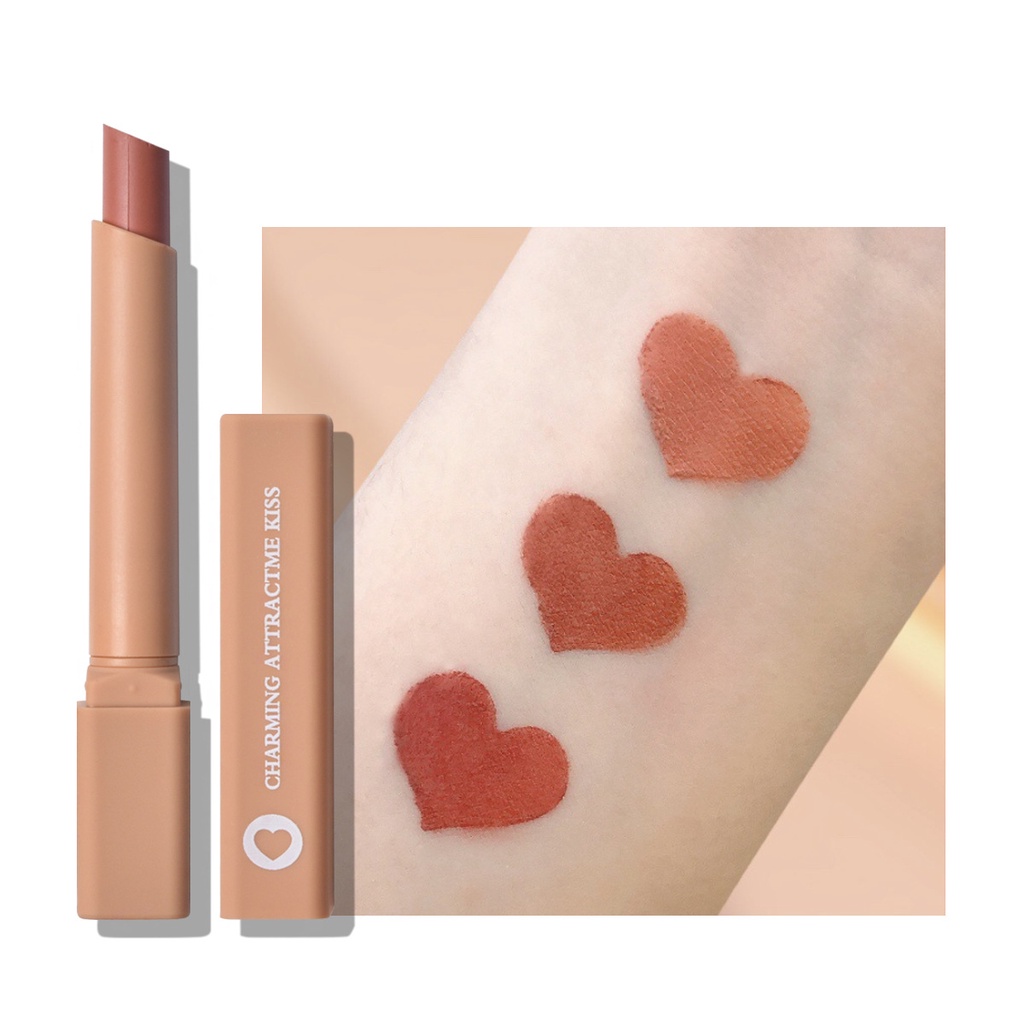 Set 3 son môi HENGFANG chống thấm nước và lâu trôi cao cấp chuyên dụng
