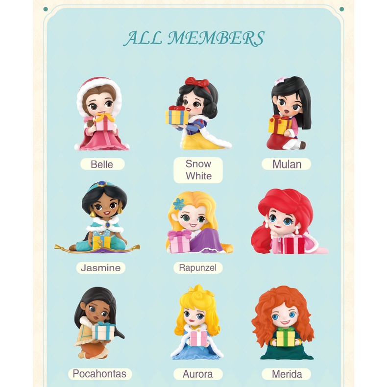 Mô hình công chúa Disney POP MART đồ chơi sáng tạo